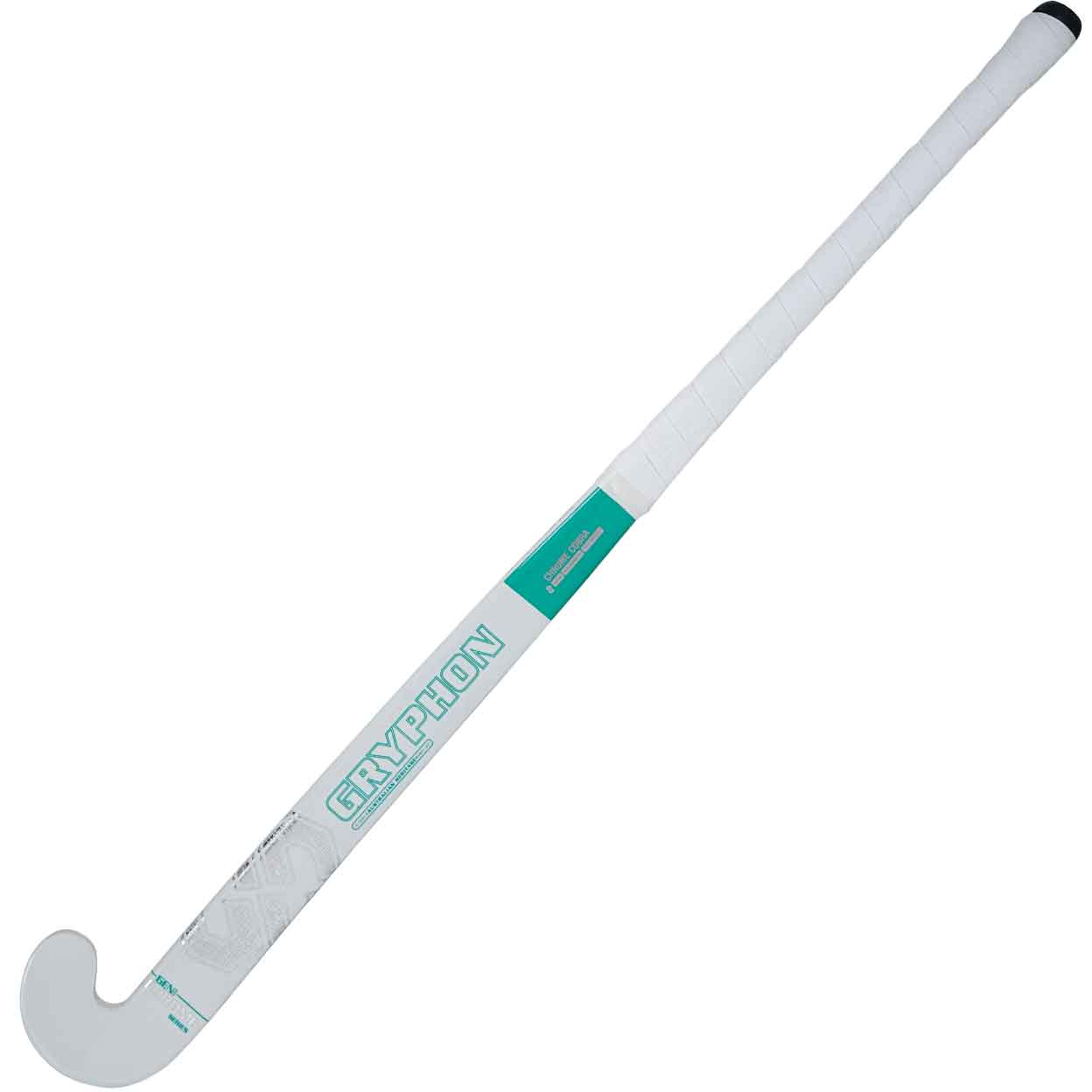 front of the Gryphon Cobra Pro Indoor Composite Field Hockey Stick