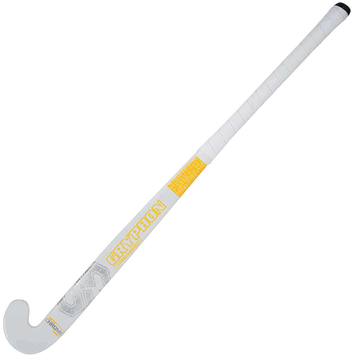 Front of the Gryphon Chrome Pro-J Composite Field Hockey Stick