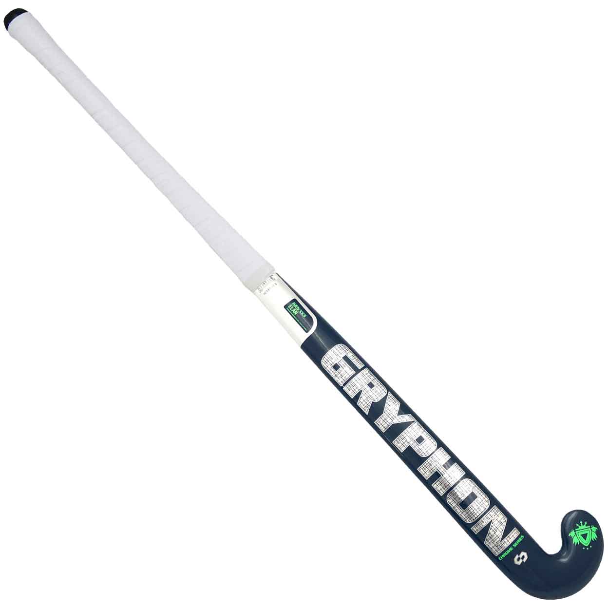 back of the Gryphon Elan Pro Indoor Composite Field Hockey Stick