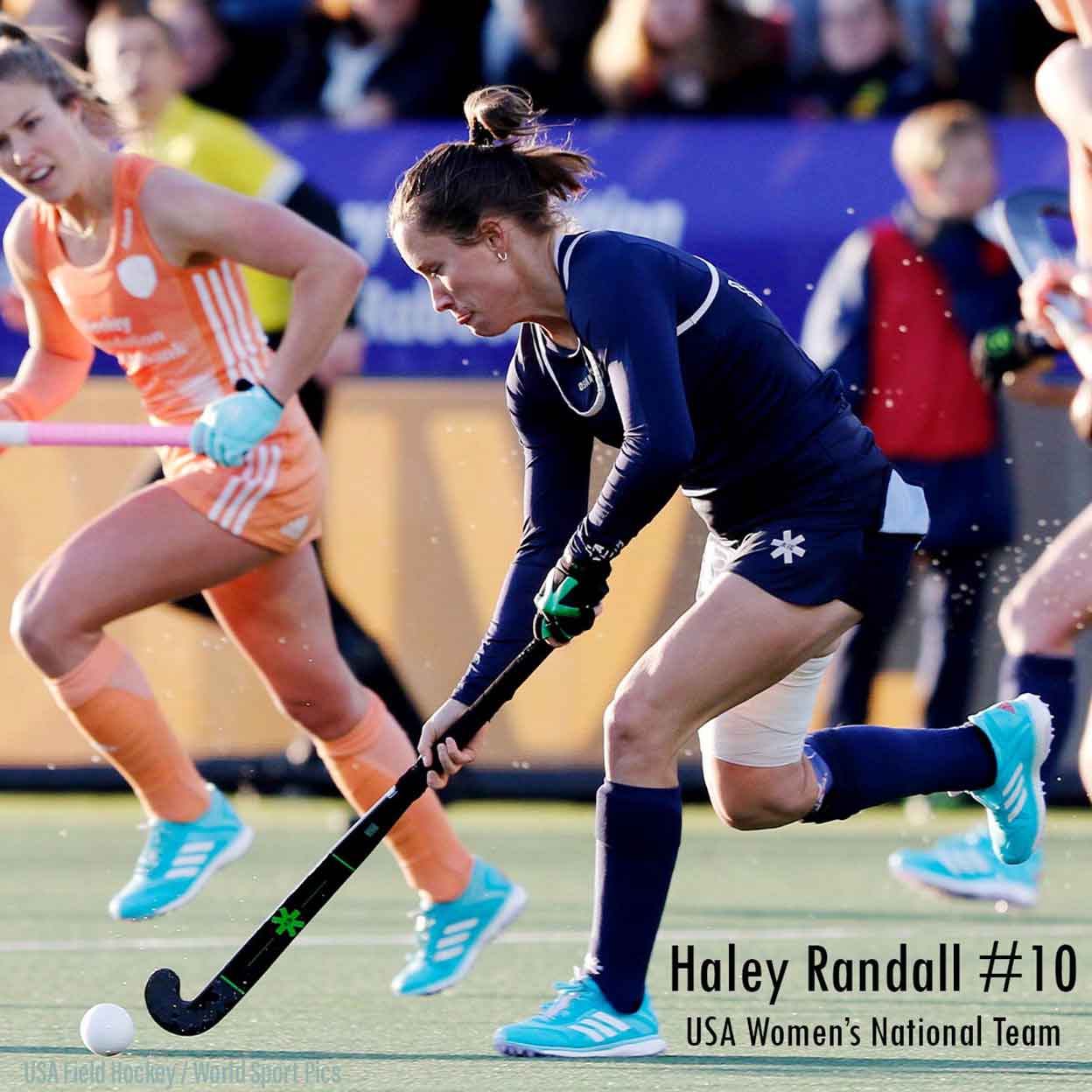 Osaka Pro Tour 100 Pro Bow Field Hockey Stick Haley using the stick