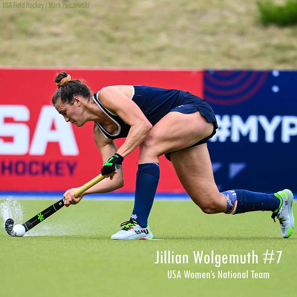Osaka Pro Tour 100 Pro Bow Field Hockey Stick Jillian using stick