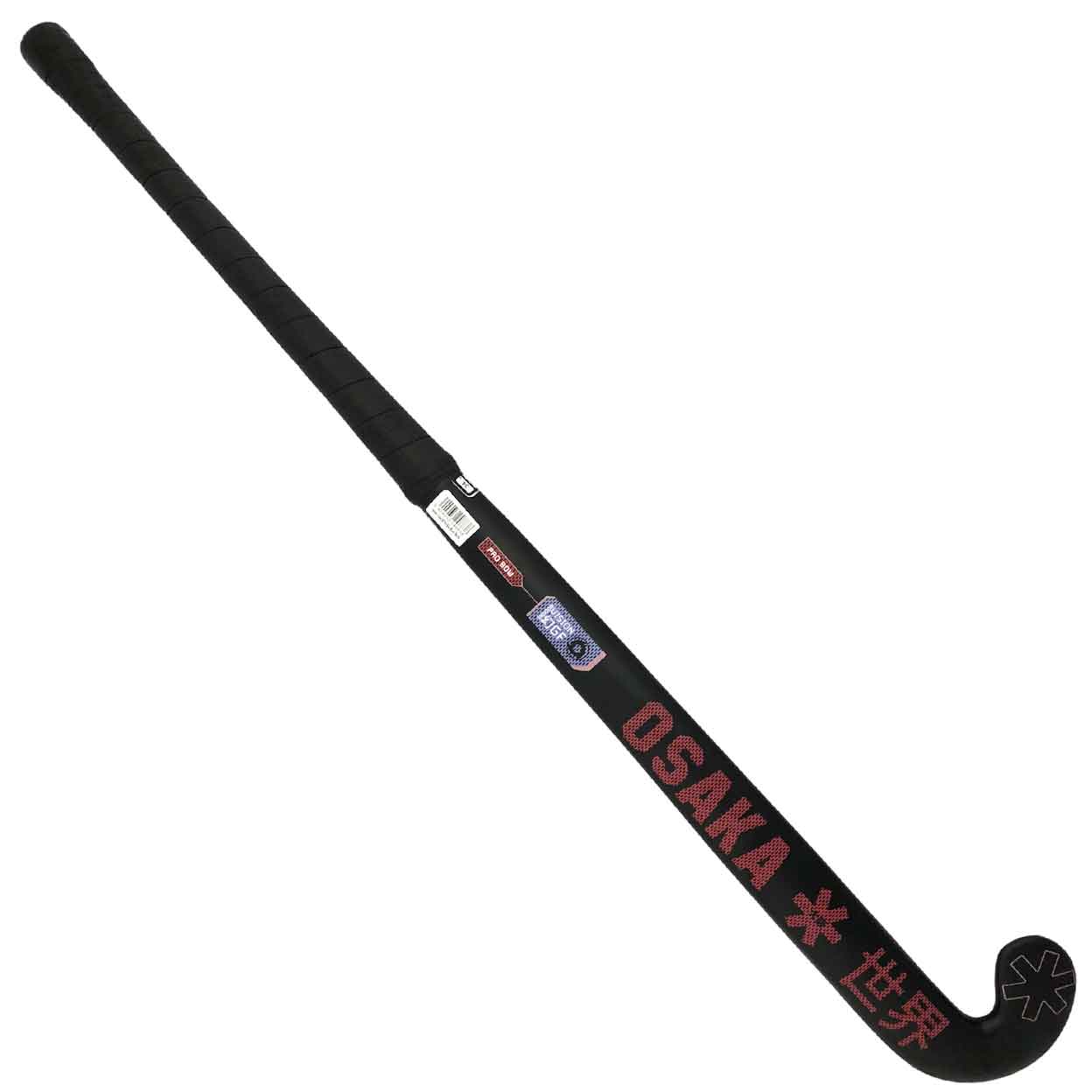 back of the Osaka Vision GF Indoor Composite Field Hockey Stick