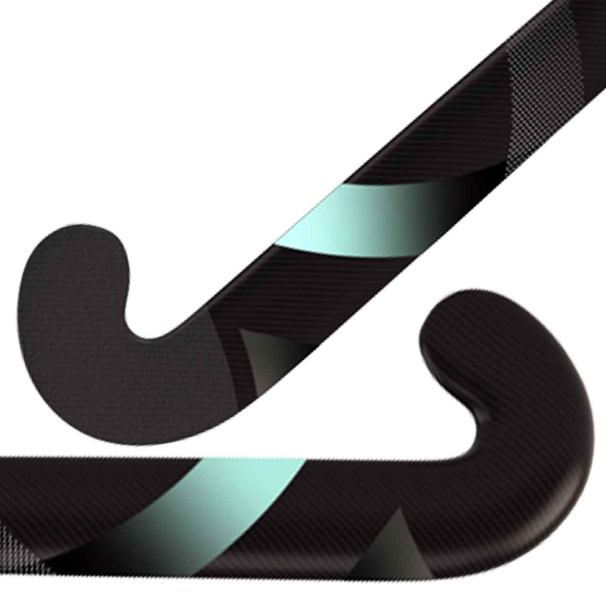 Close view of the Ritual Finesse 95 Composite Field Hockey Stick