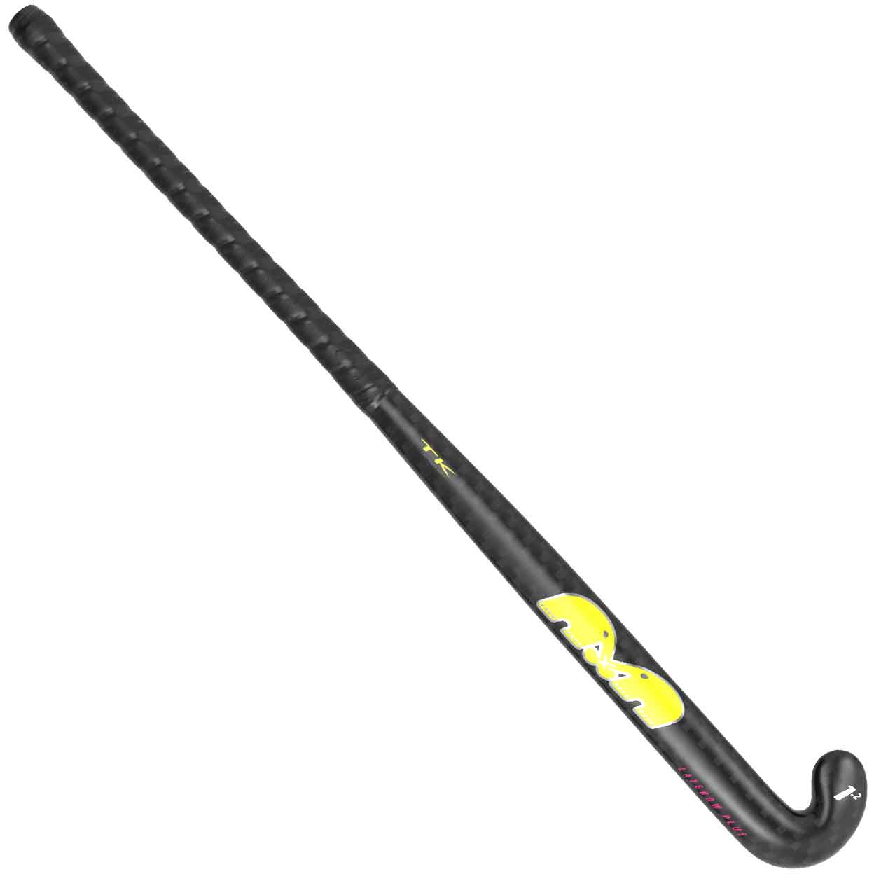 back of the TK 1.2 Late Bow Plus Composite Field Hockey Stick