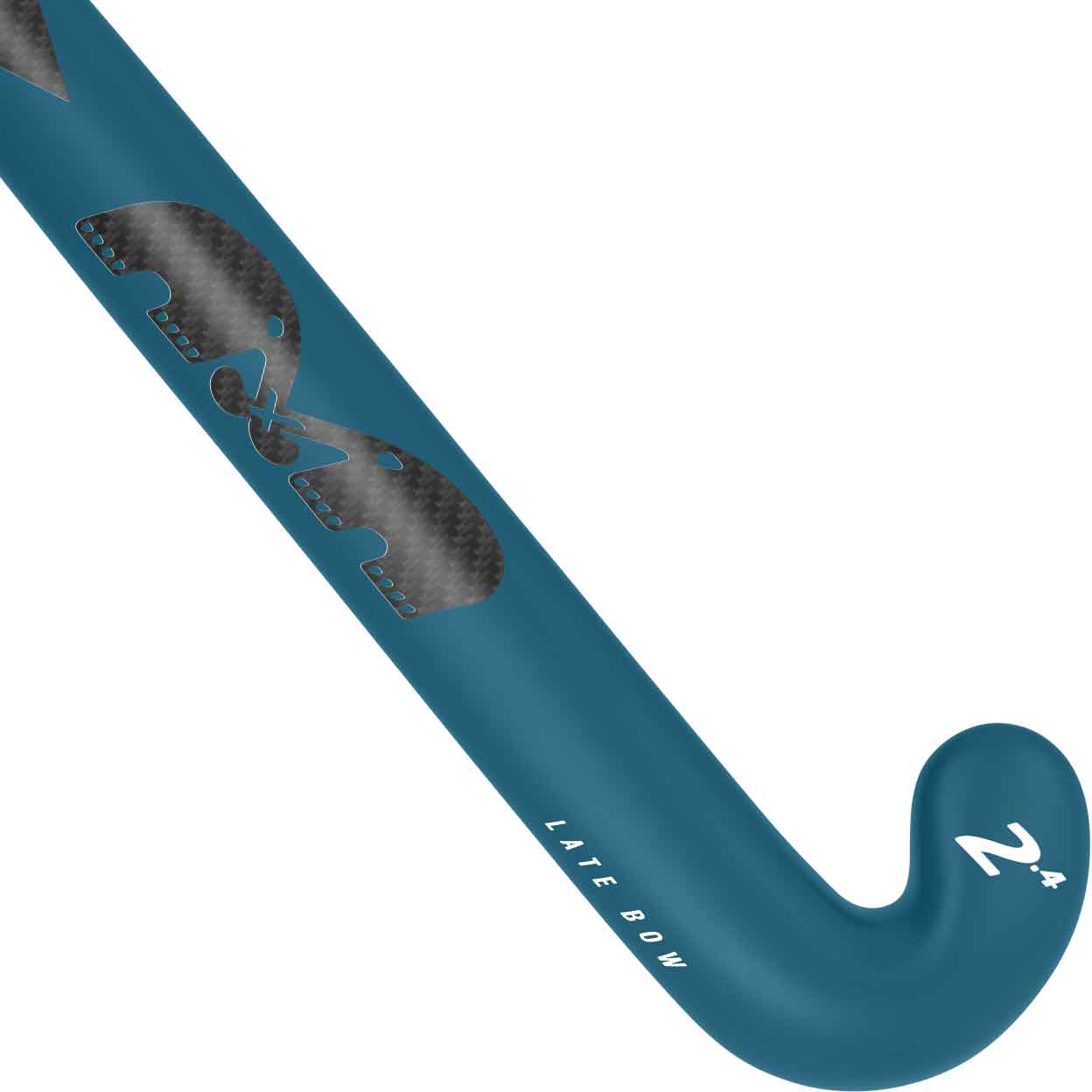 front close up TK 2.4 Late Bow Composite Field Hockey Stick