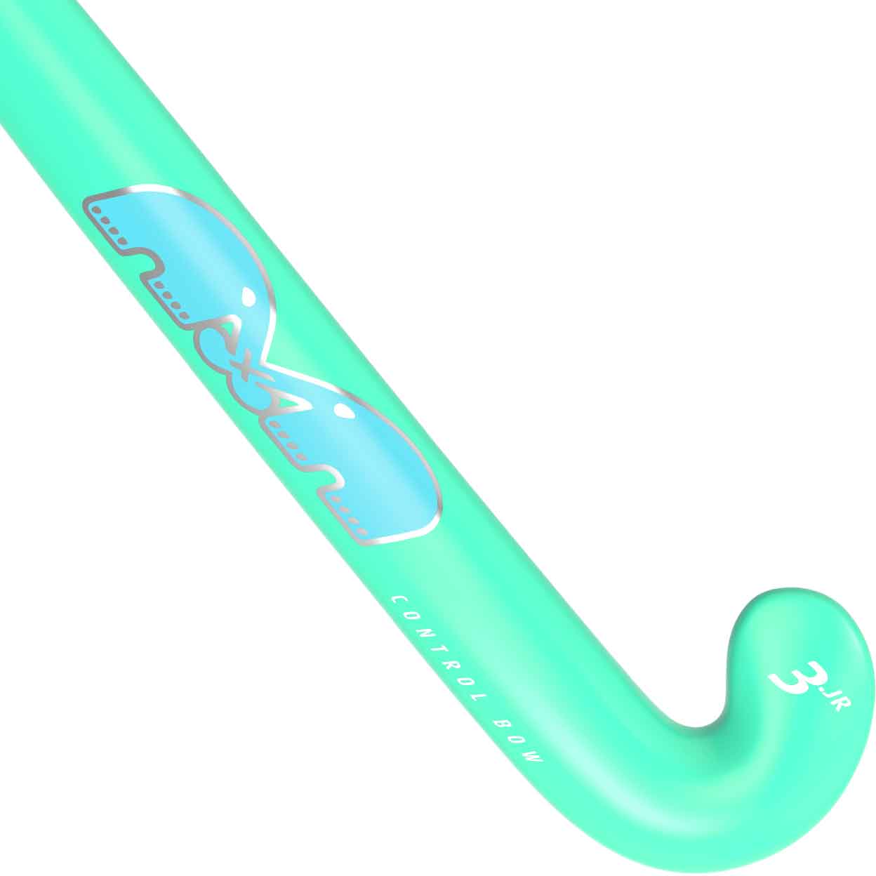 Close up of TK 3 Jr Control Bow Composite Field Hockey Stick