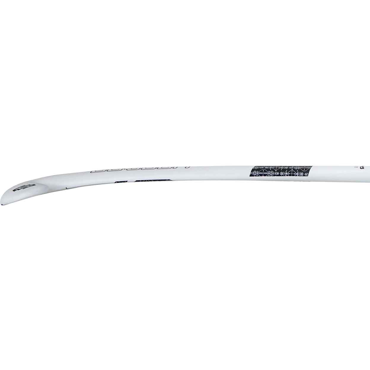 The bow or curve of the Voodoo Limitless Blanco Composite Field Hockey Stick