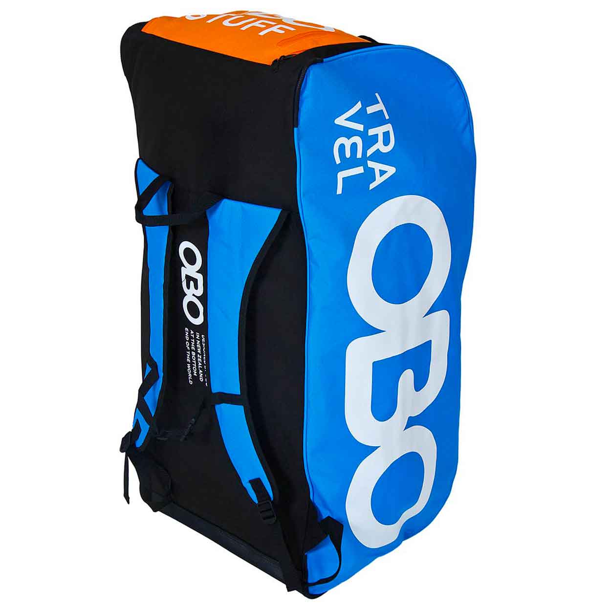 OBO Goalie Travel Bag showing the backpack straps on the back.