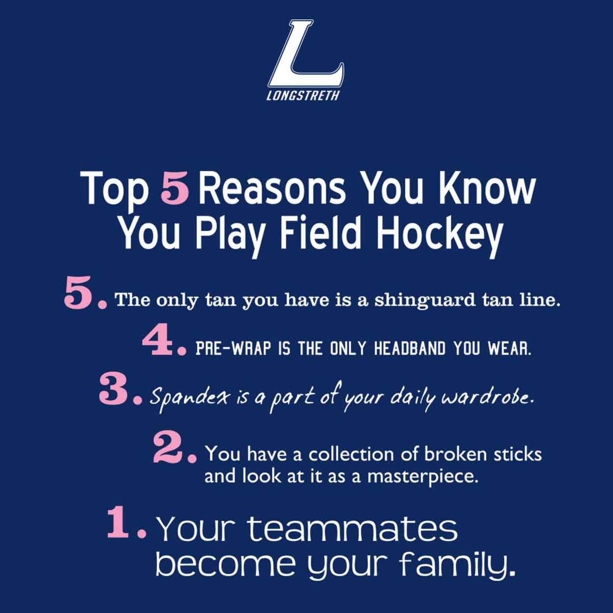 Top 5 Reasons You Know Field Hockey Tee