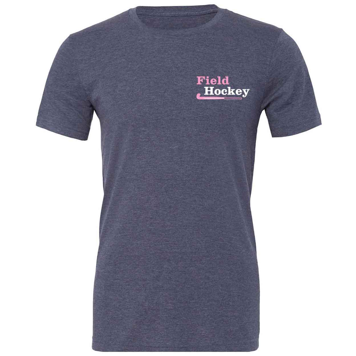 front of the adult Top 5 Reasons You Know You Play Field Hockey Tee