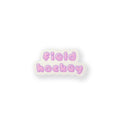 Small Field Hockey Bubble Sticker