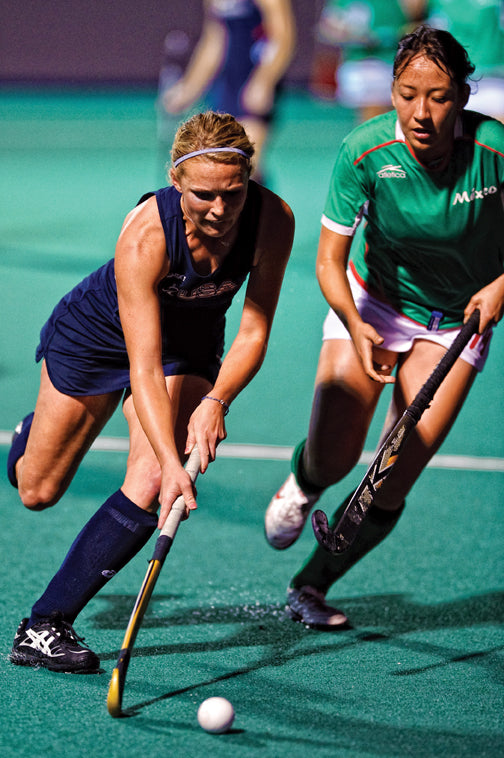 field hockey skills dribbling