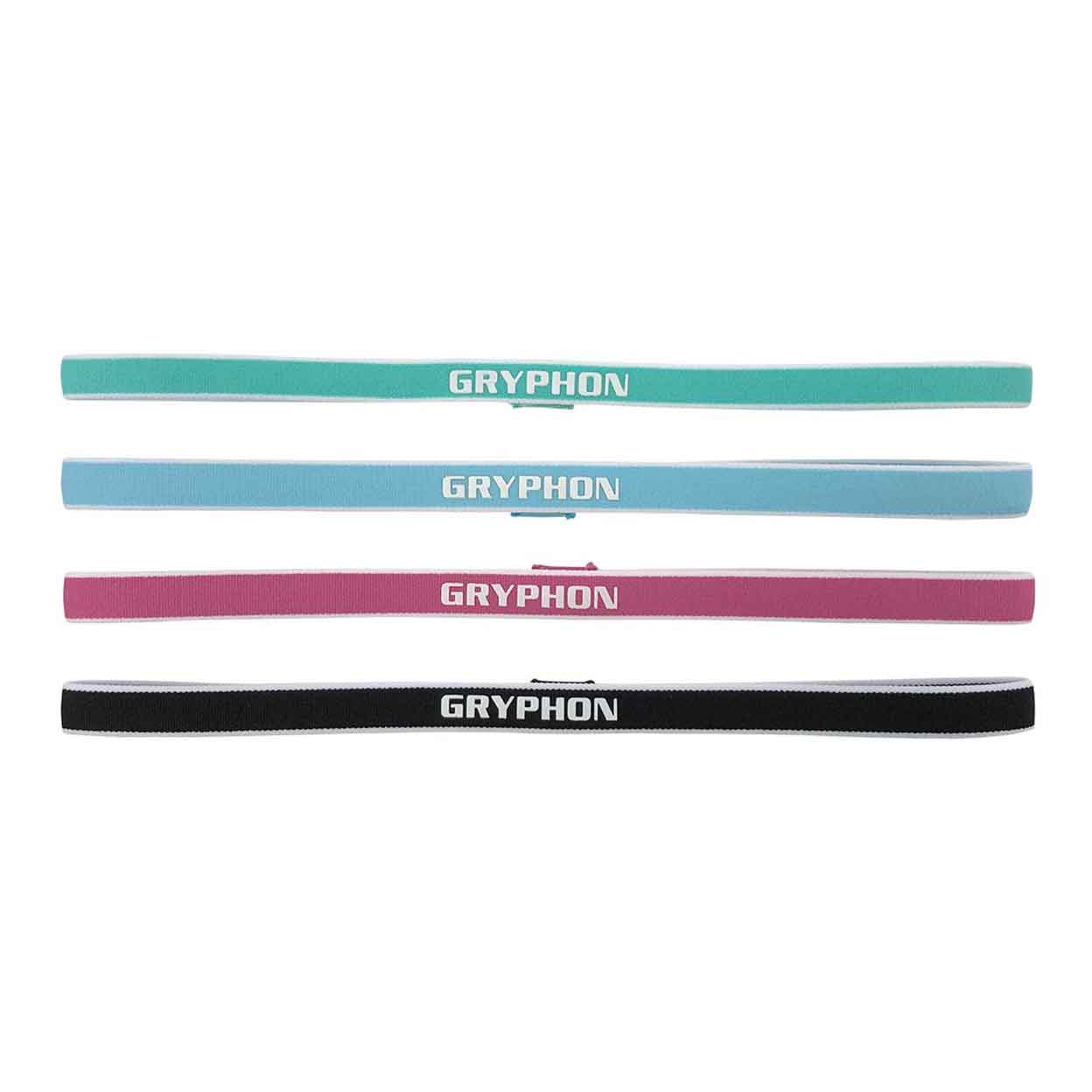 teal, blue, pink and black Gryphon Headband