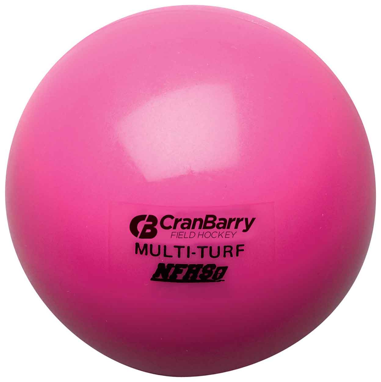 Cranbarry Multi-Turf NFHS Field Hockey Game Ball - Dozen in pink