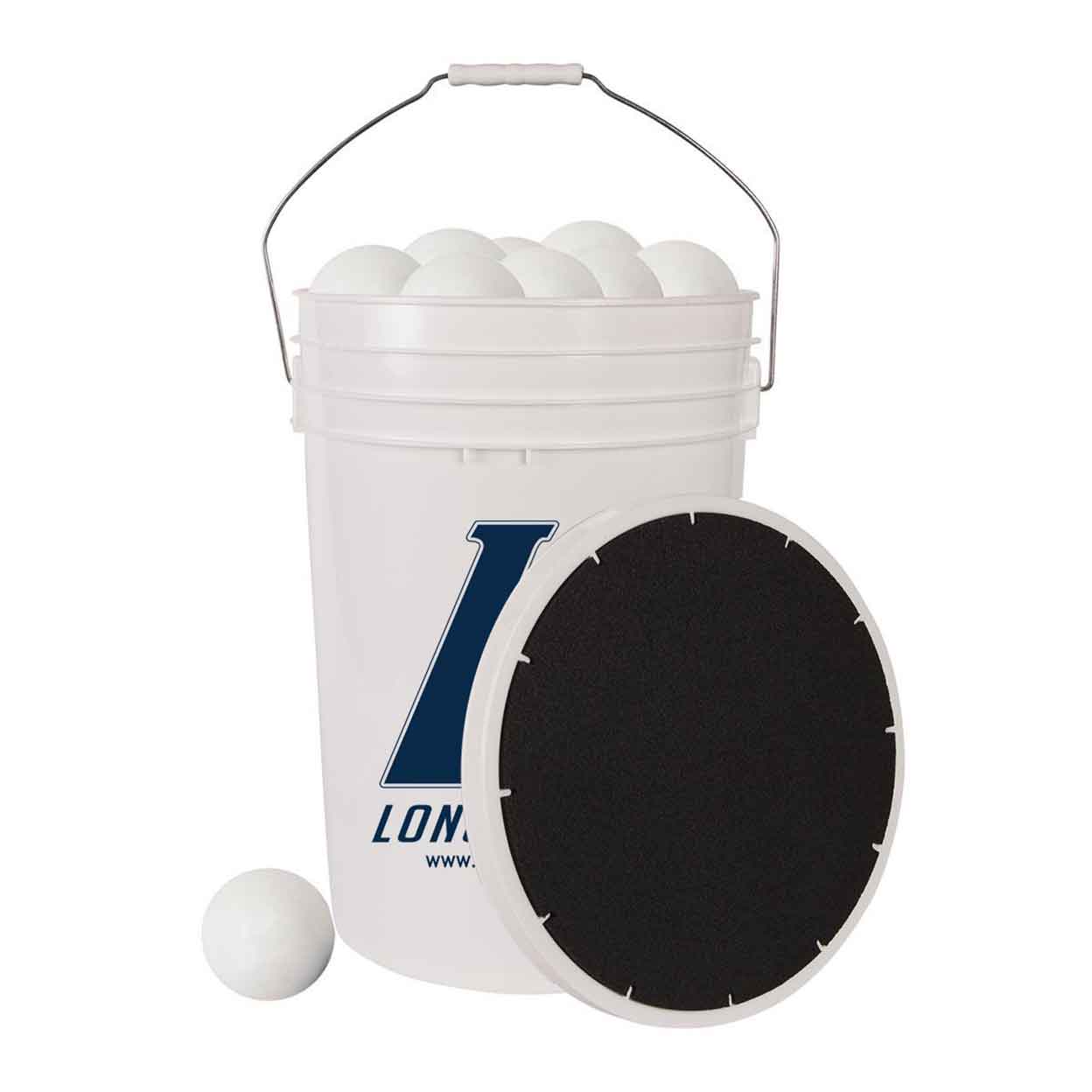 Ball Bucket With Field Hockey Balls