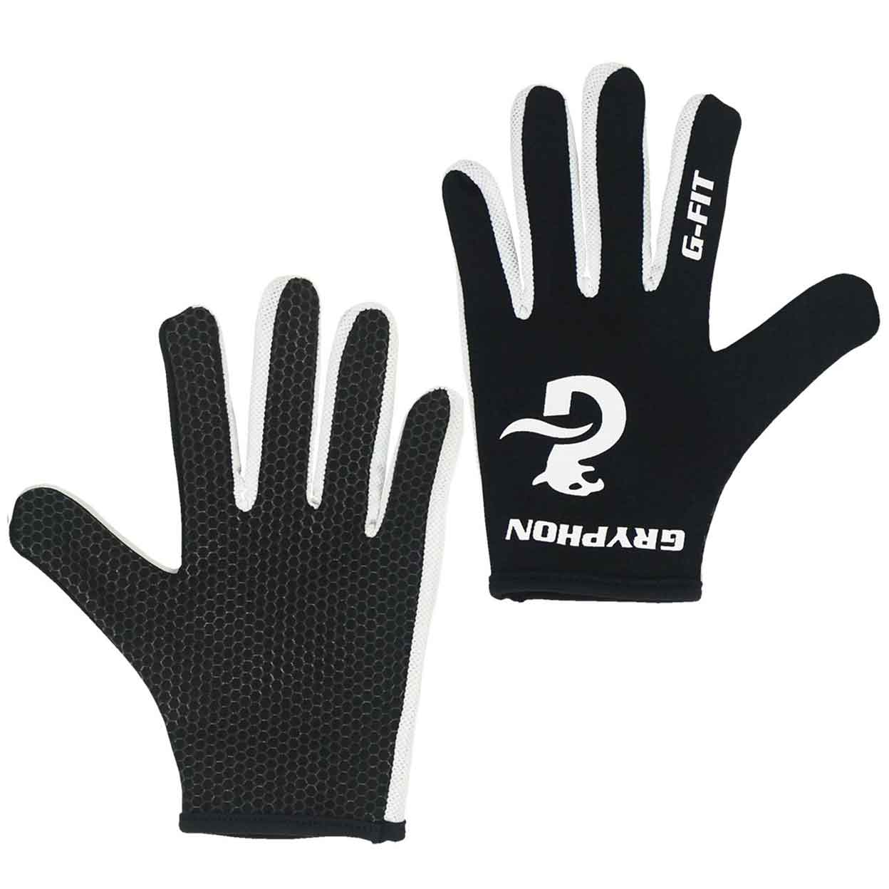 back and palm views of the Gryphon G-Fitt Field Hockey Gloves