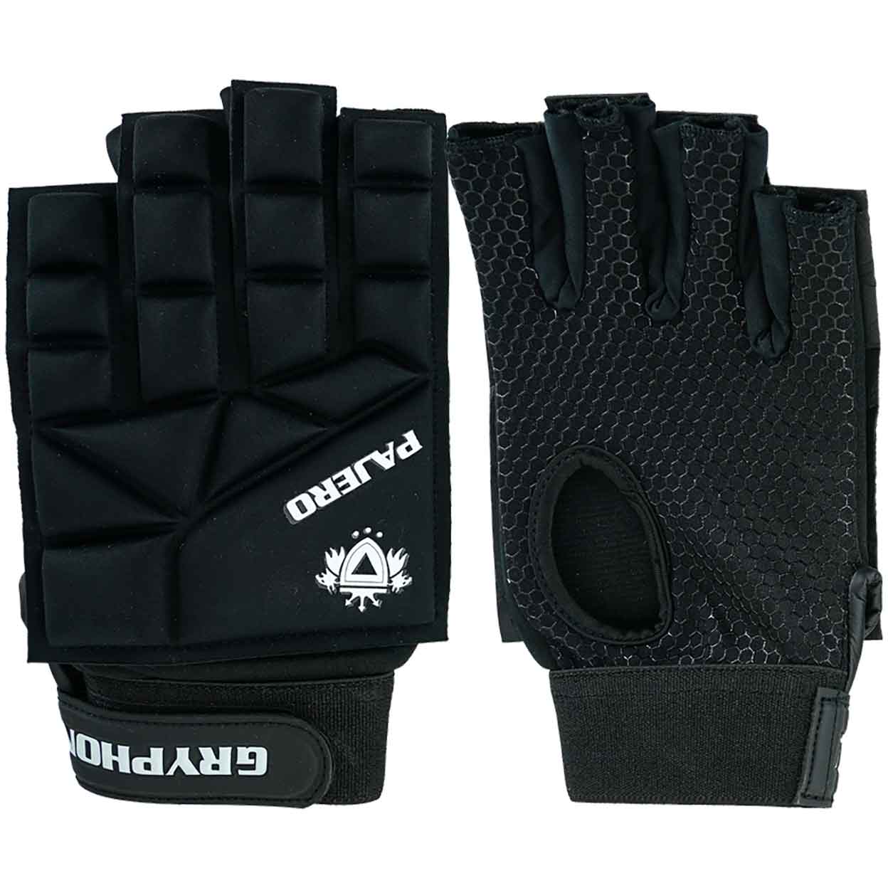 Front and back of the Gryphon Pajero G5 Field Hockey Glove