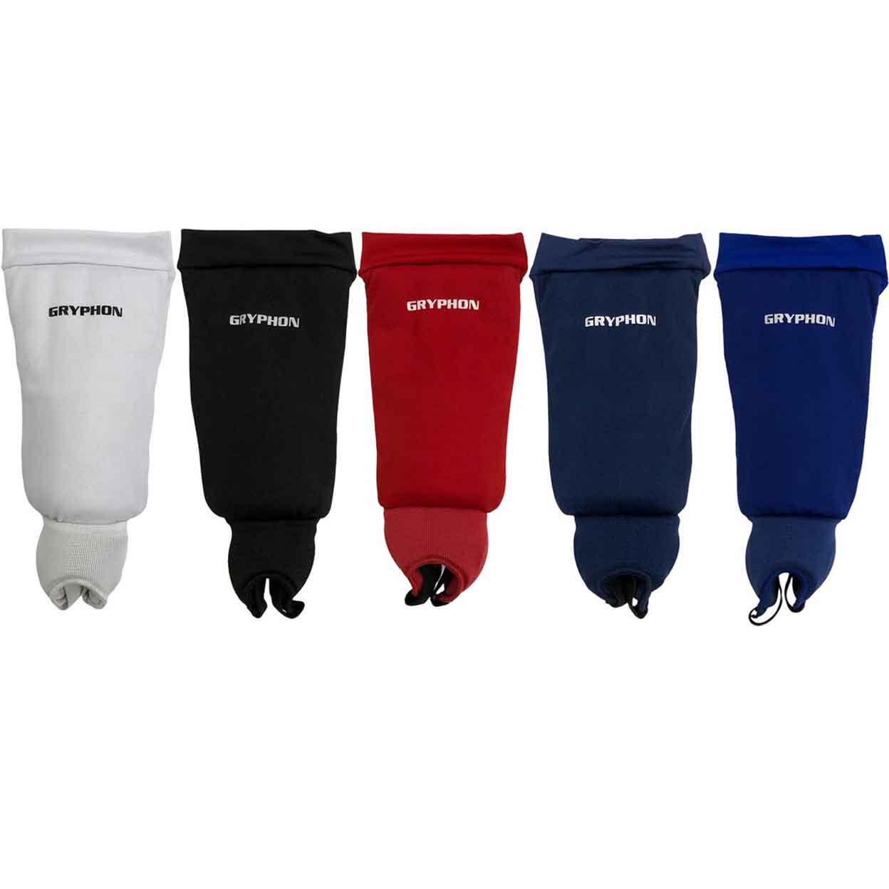 group image showing all the colors of the Gryphon Elite Field Hockey Sockguards