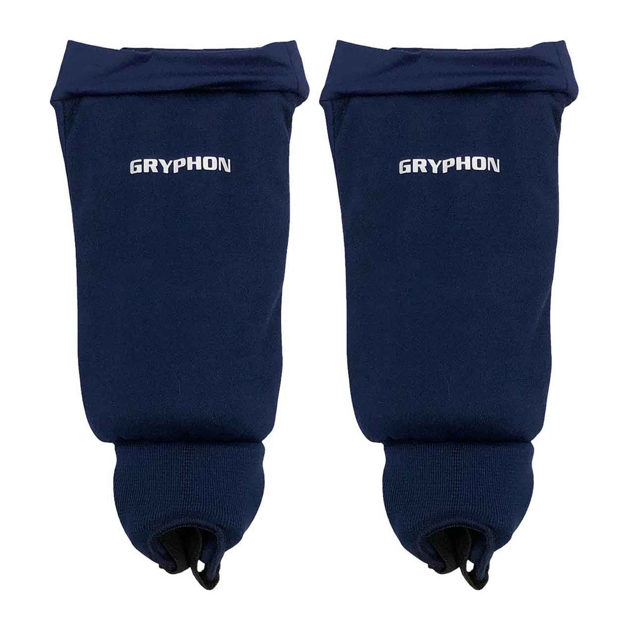 navy blue Gryphon Elite Field Hockey Sockguards