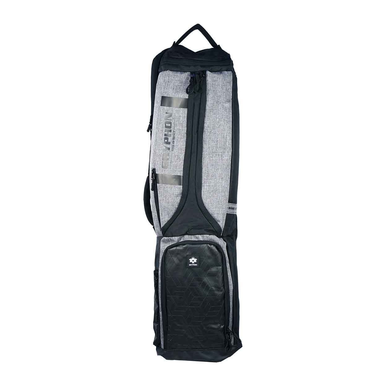 Front of grey Gryphon Finnie Field Hockey Stick Bag
