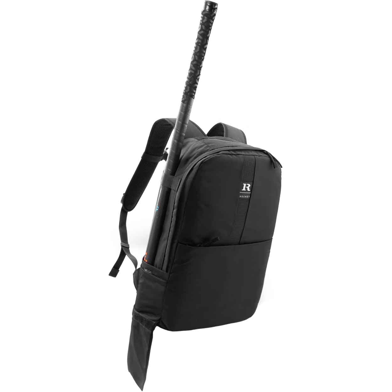 Ritual Covert Backpack with a stick in the bag.