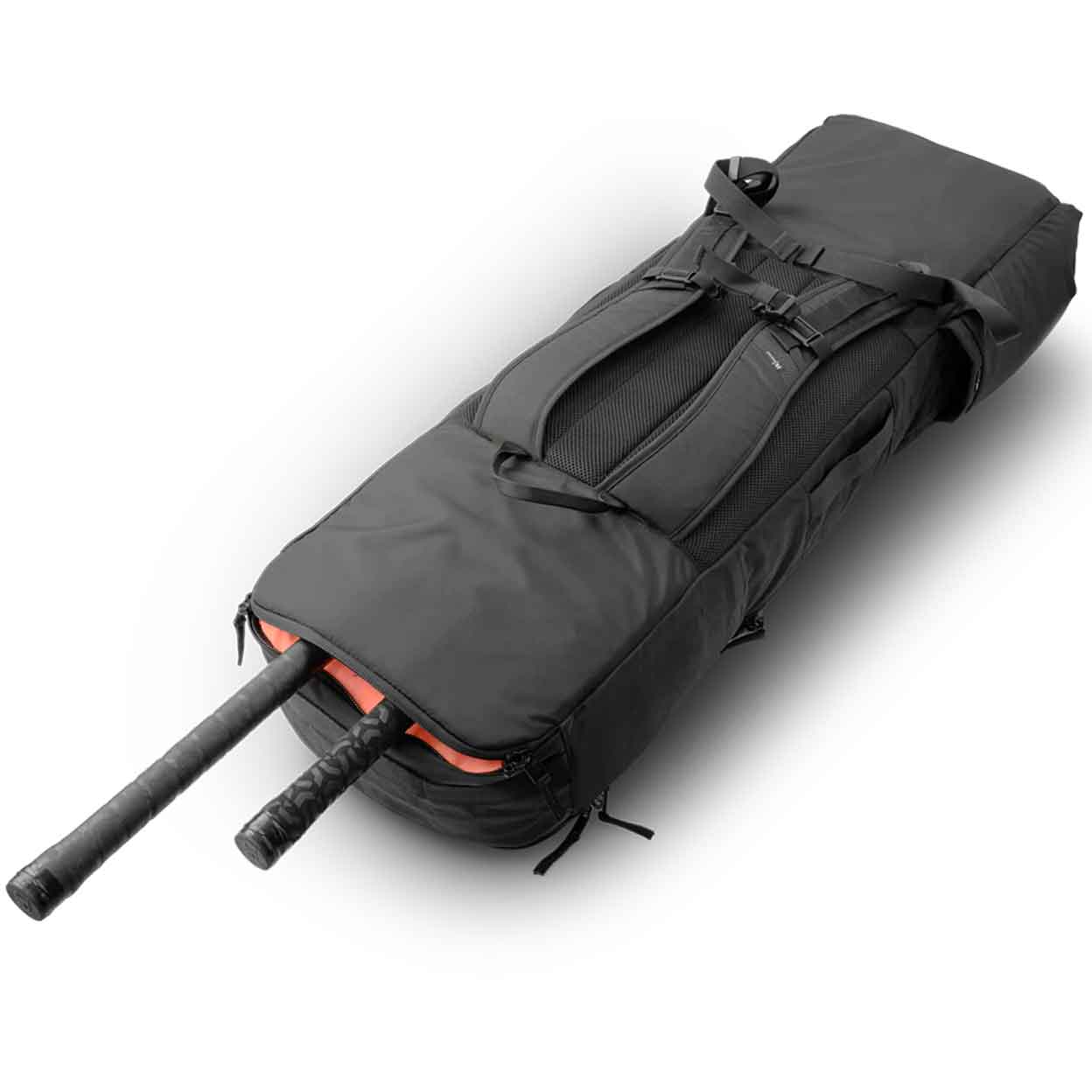 sticks in the back pocket of the Ritual Mission Combo Field Hockey Stick Bag