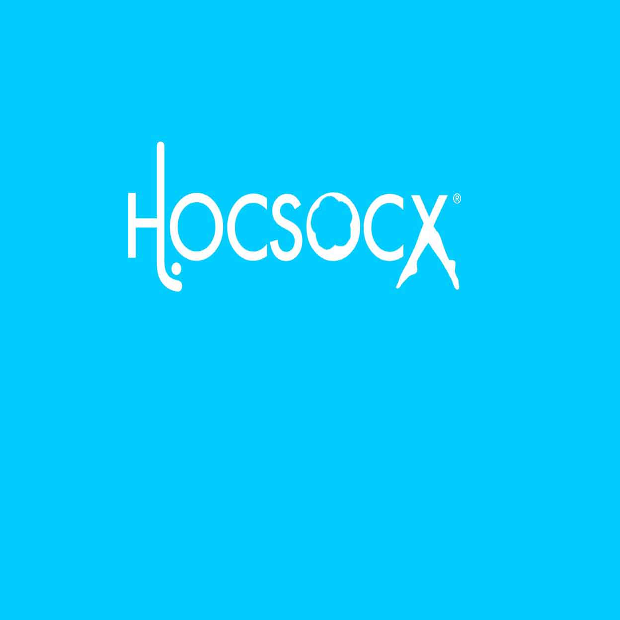 Hocsocx Under Shin-Guard Socks solid light blue