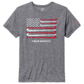 Field Hockey Stick Flag Tee