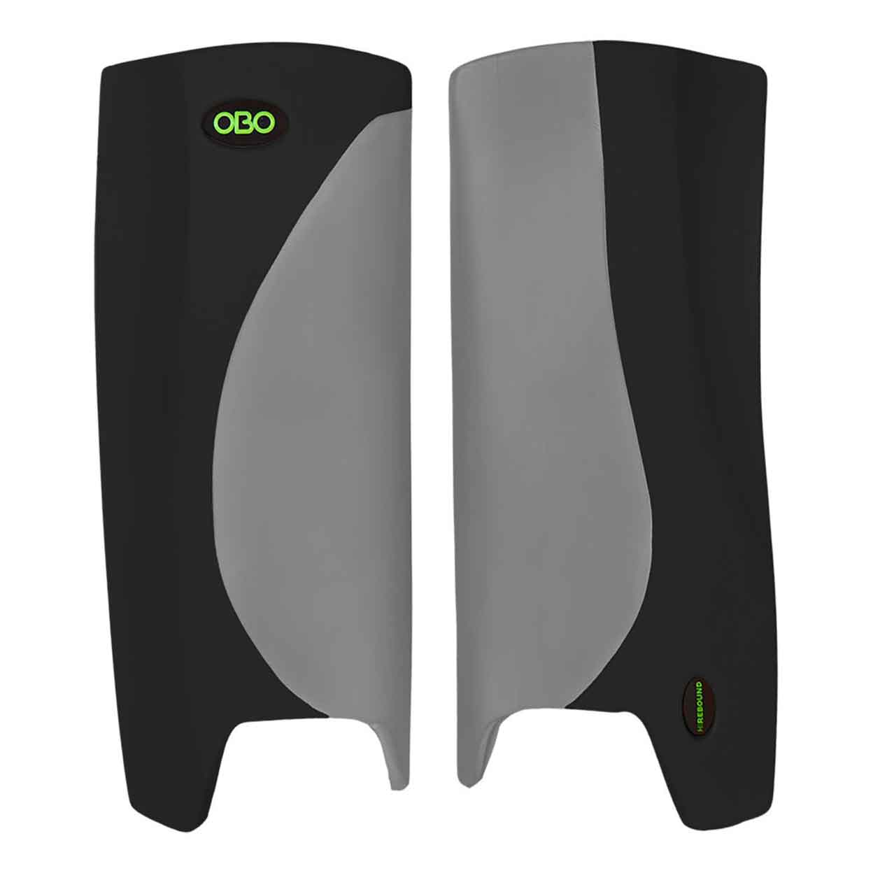 OBO Robo Hi-Rebound Field Hockey Goalkeeping Legguards black and gray