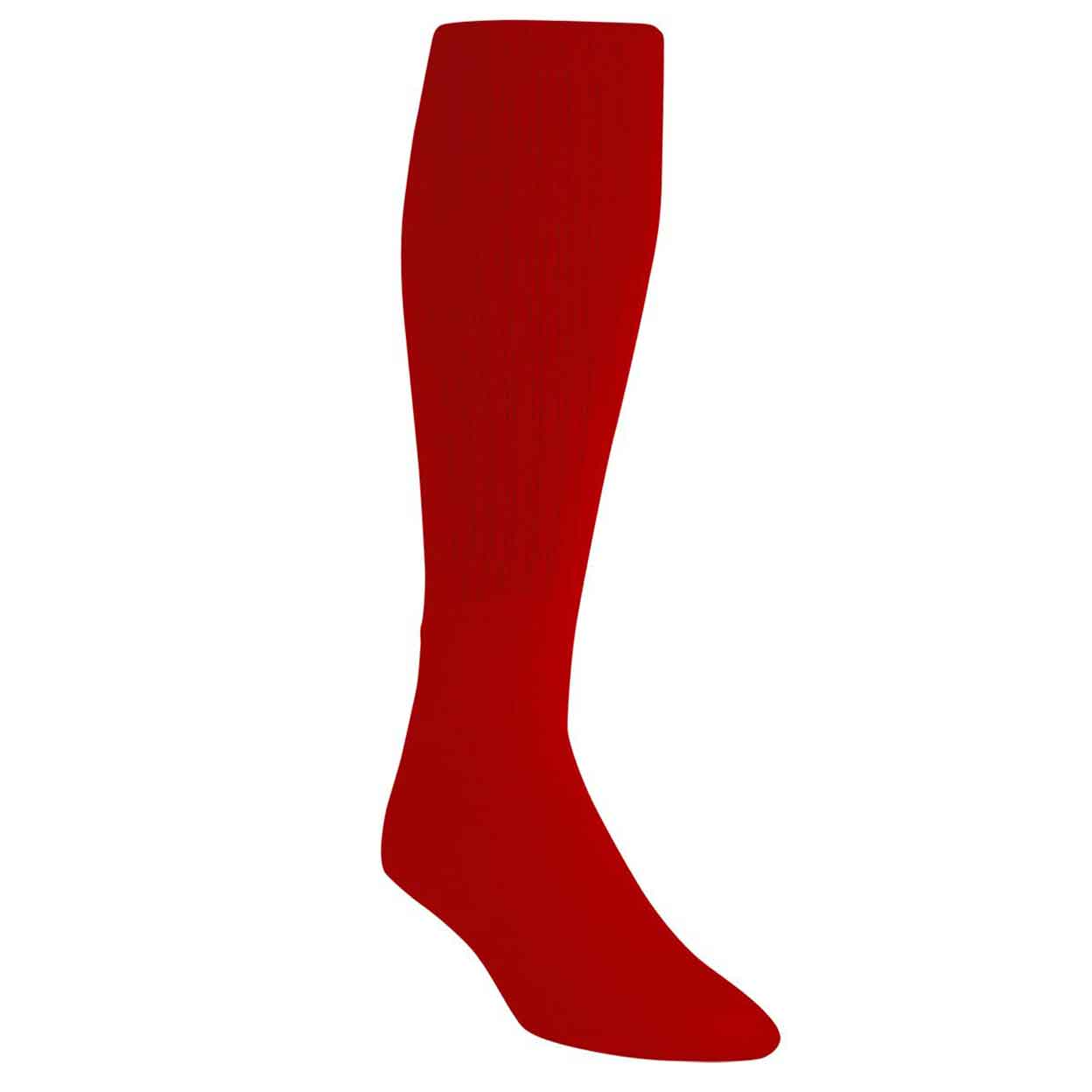 red Over-The-Calf Tube Socks