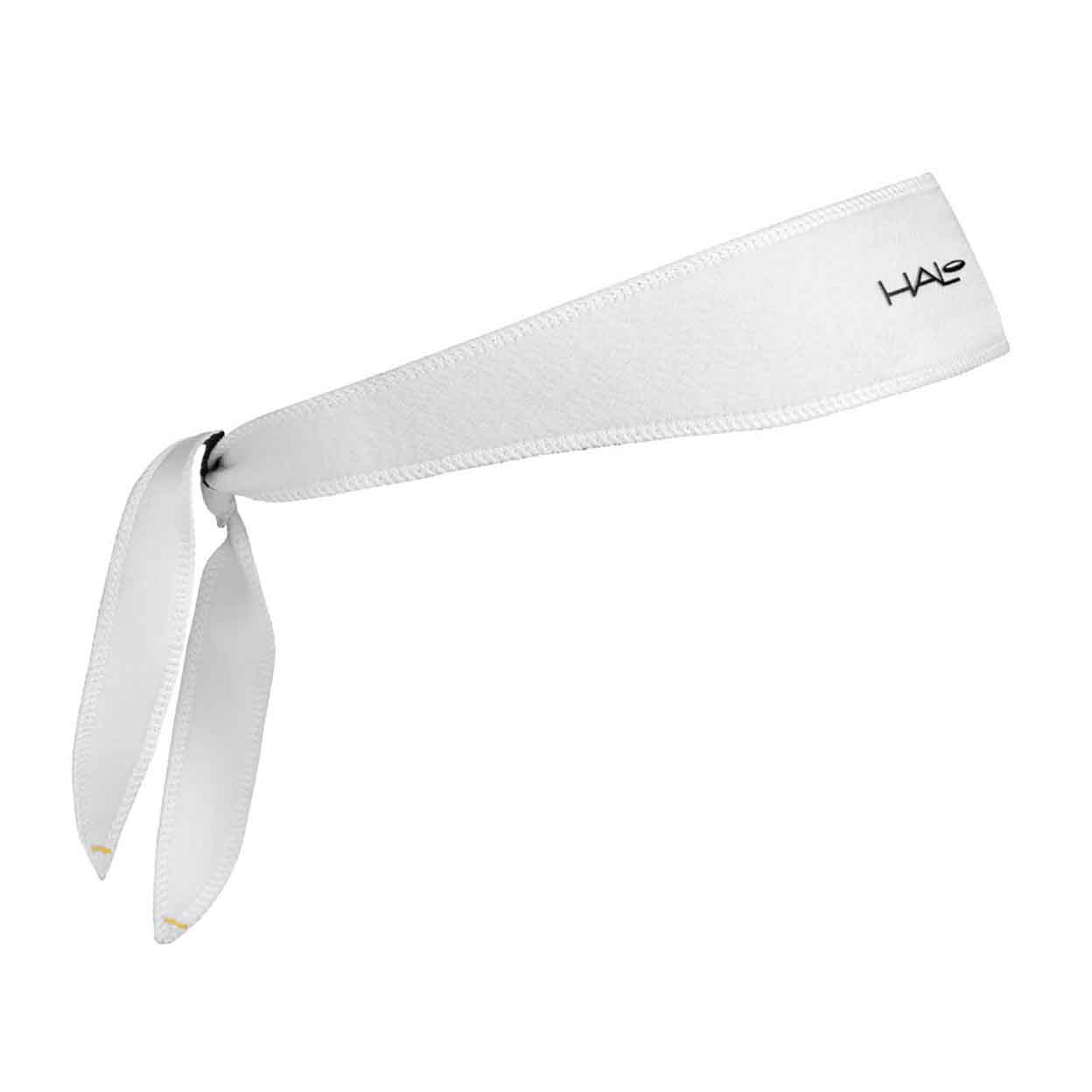 white Switchback Halo I Tie Headband