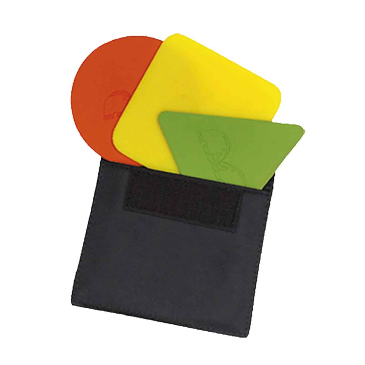 TK Field Hockey Warning Cards pouch and three colored shaped cards