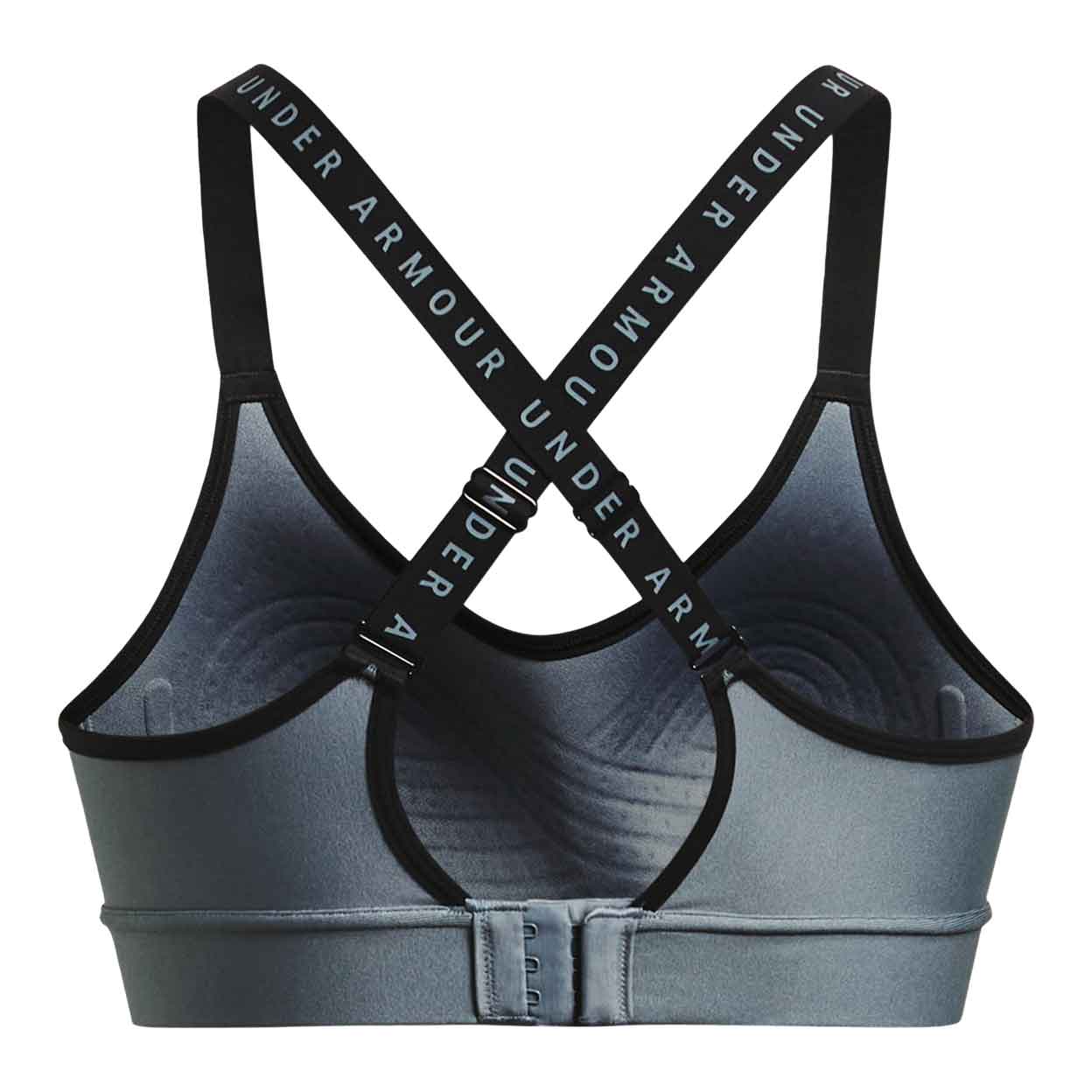 back of the Under Armour Infinity Mid Bra.