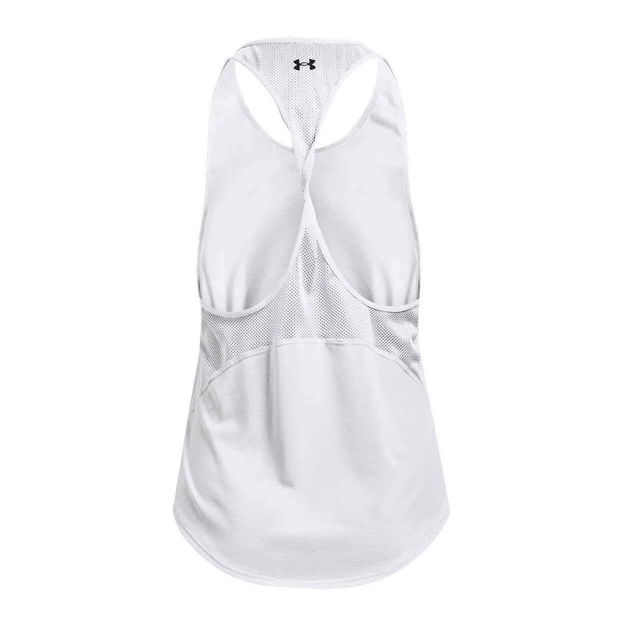 Back of the white Under Armour Vent Tank Top